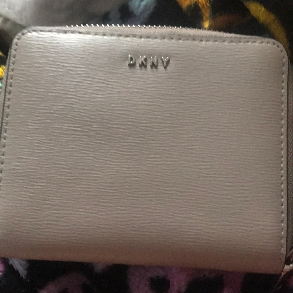 DKNY gray wallet